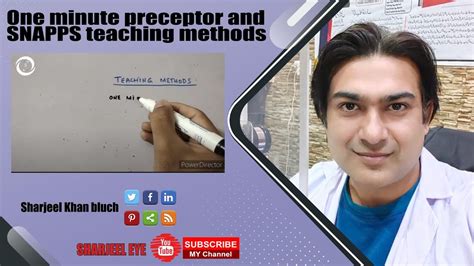 One Minute Preceptor And Snapps Teaching Methods Youtube