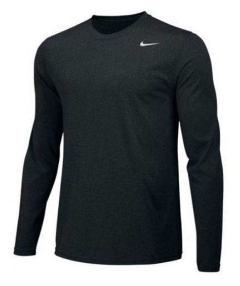 Nike Mens Legend Dri Fit Long Sleeve Performance Tee Shirt T Shirt