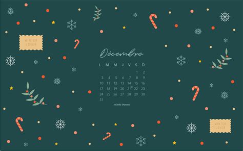 Calendrier And Fonds Décran Décembre 2018 Olé Coeur