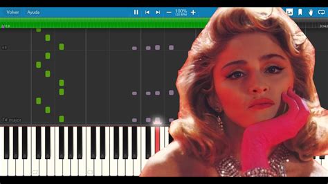 Madonna Material Girl Piano Tutorial Youtube