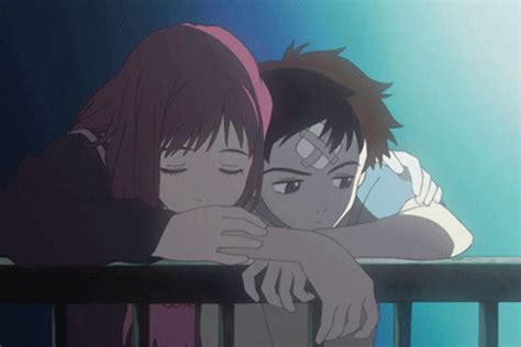 Hug GIF Hug Discover Share GIFs Flcl Anime Hug Anime