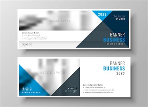 Free Vector Modern Wavy Business Blue Wide Facebook Cover Or Header