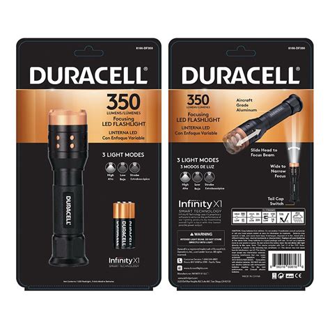 Duracell 350 Lumen Aluminum Focusing Led Flashlight Ucc Australia