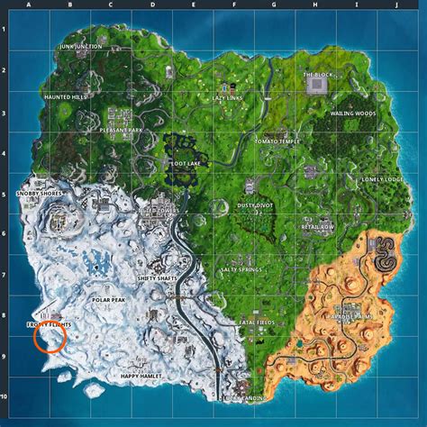 Fortnite Week 8 Secret Banner Location Where To Look For It At Frosty