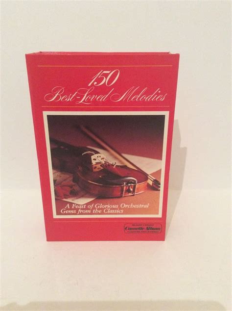 150 best loved melodies classical music readers digest cassette tape set of 6 best love