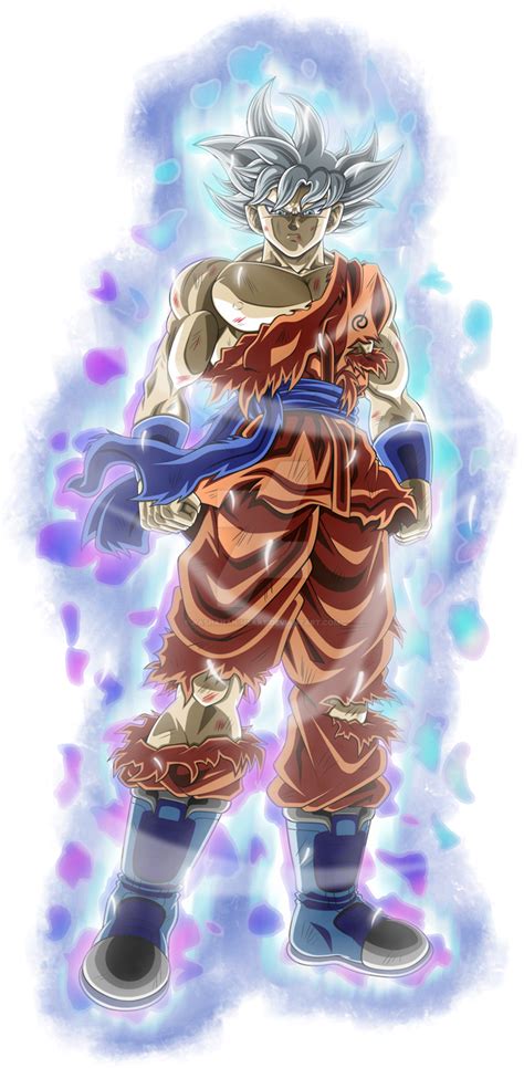 Goku Mastered Ultra Instinct In Whis Gi By Aashananimeart On Deviantart