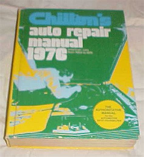 Pre Owned Chiltons Auto Repair Manual 1976 American Cars From 1969 To