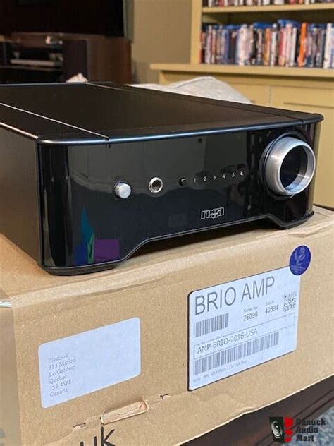 Rega Brio Integrated Amplifier Current Model For Sale Canuck Audio Mart