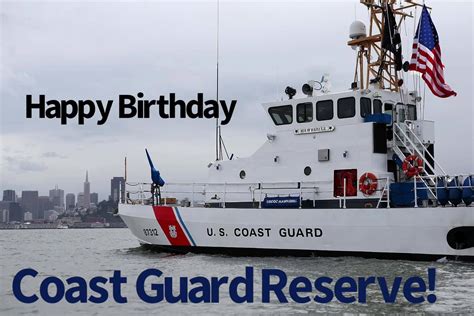 Happy Birthday To The Coast Guard Reserve By We Are One Inc