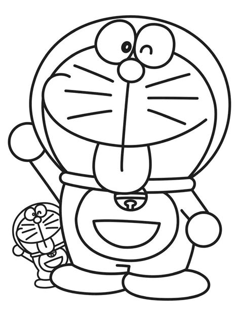 Gambar Mewarnai Doraemon Untuk Anak Paud Dan Tk