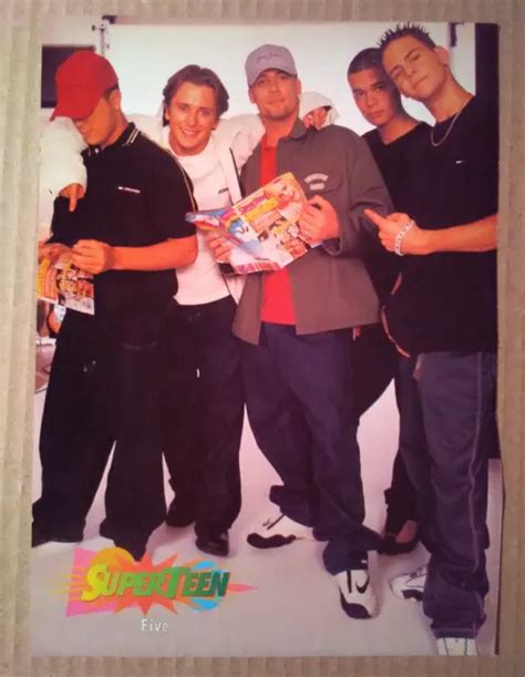 Magazine Pinup~ Boyband Five W Ritchie Neville ~1990s ~~back Boyband Eyc £436 Picclick Uk