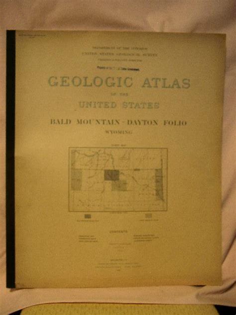 Geologic Atlas Of The United States Bald Mountain Dayton Folio