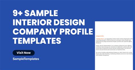 Free 9 Interior Design Company Profile Samples Furniture