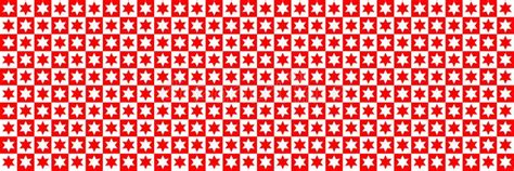 Horizontal Red And White Star For Pattern And Background Stock