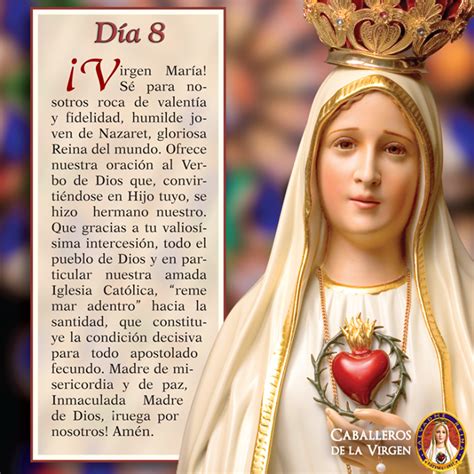 Día 8 Recemos Juntos Esta La Oración En Oración Mes De Mayo Mes De