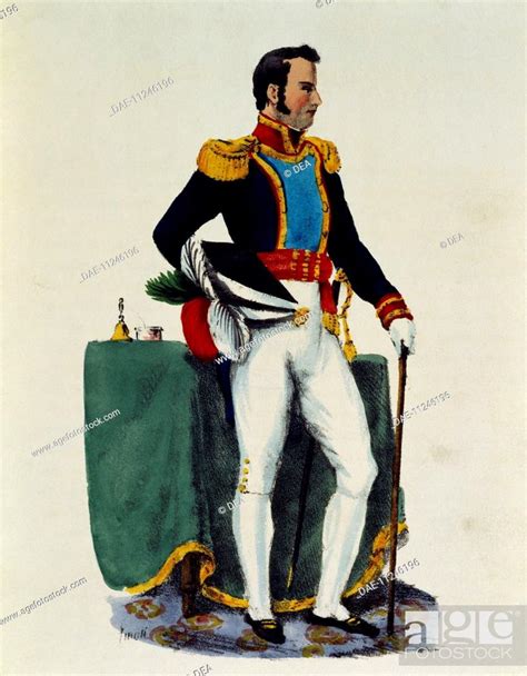 Portrait Of General Guadalupe Victoria Pseudonim Of Manuel Felix
