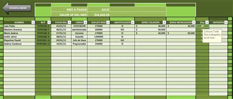 Plantilla Excel Liquidacion De Sueldos Descarga Gratis Images