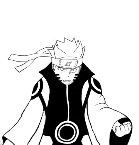 Naruto Kurama Mode Request Part A Sketch By Shadow Chan15 On Deviantart