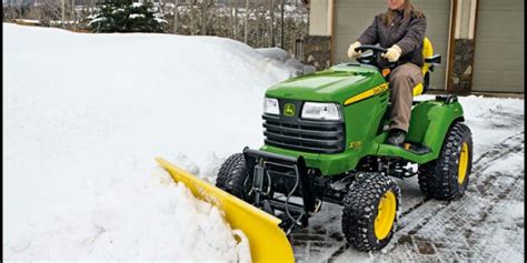 Snow Plow For Riding Lawn Mower The Garden