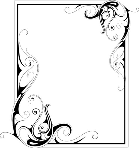 Download Simple Ornament Frame Vector Material 02 In Eps Format Frame