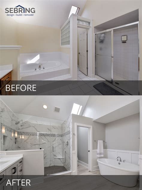 Sarah And Rays Master Bathroom Before And After Pictures Sebring Design