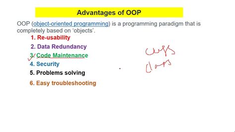 Advantage Of Oop In Hindi Object Oriented Programming C Youtube