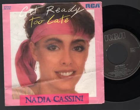 Nadia Cassini Get Ready 1 45 Rpm Italy 1983 11 59 Picclick