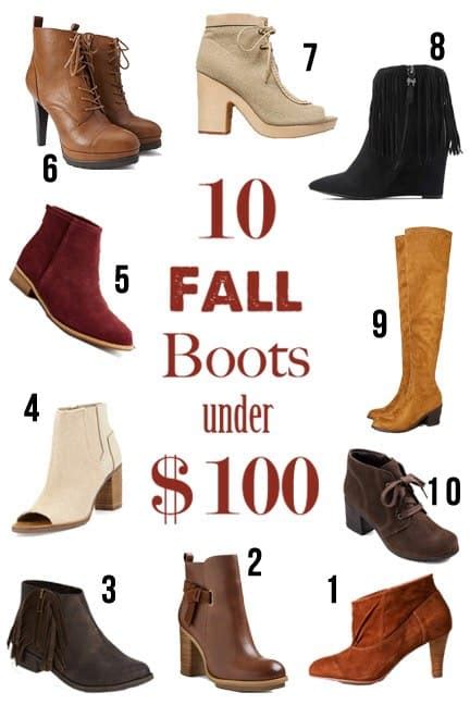 10 Fall Boots Under 100