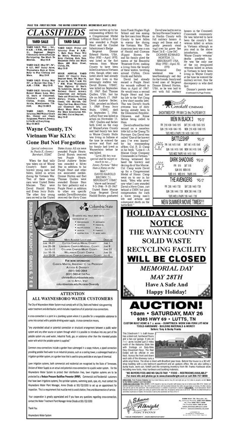 Wayne County News 05-23-12 by Chester County Independent - Issuu
