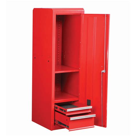 Organize your garage with help from harbor freight! 18 in. Glossy Red End Cabinet For Roller Tool Chest