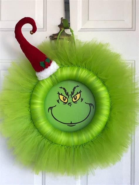 Excited To Share This Item From My Etsy Shop Grinch Christmas Wreath Tutu Christmas Wreath