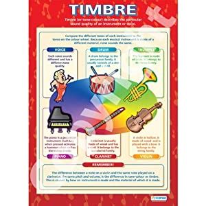 What is timbre in music? Timbre |Music Educational Wall Chart/Poster in laminated paper (A1 850mm x 594mm): Amazon.co.uk ...