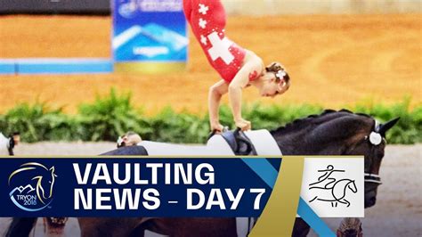 Switzerland Currently On Top Vaulting Day 7 Fei World Equestrian