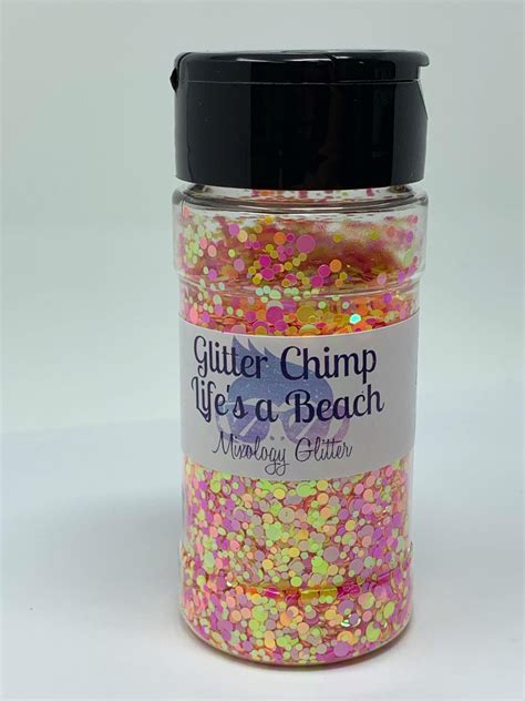 Lifes A Beach Mixology Glitter Glitter Glitterchimp Glitter Chimp