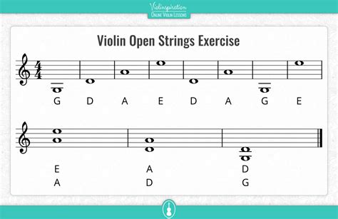 Violin Open Strings An Easy Guide For A Violin Newbie Violinspiration