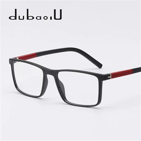 Tr90 Eye Glasses Frame Men Brand Fashion Square Myopia Optical Computer Clear Reading Spectacles
