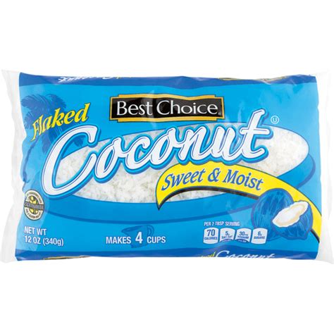 Best Choice Flaked Coconut Caseys Foods