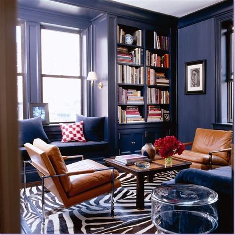 Black Blue Living Room Dark Blue Interior Inspiration Lobster And