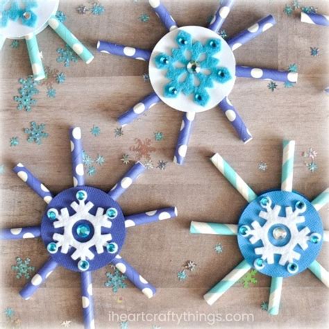 Fun And Easy Snowflake Crafts For Kids Messy Little Monster