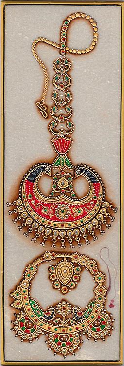 Embossed Jewelry Exotic India Art