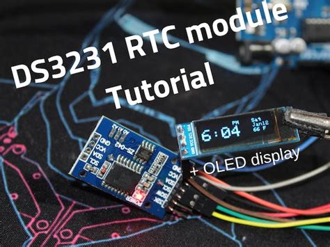 Ds3231 Rtc Module Oled Tutorial Arduino Project Hub