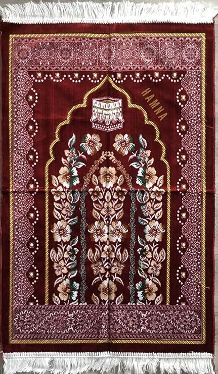 Personalised Embroidered Prayer Mat Red Uk Kitchen And Home