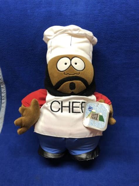 Rare South Park 14 Chef 1998 Plush Toy Doll Figure By Fun 4 All For