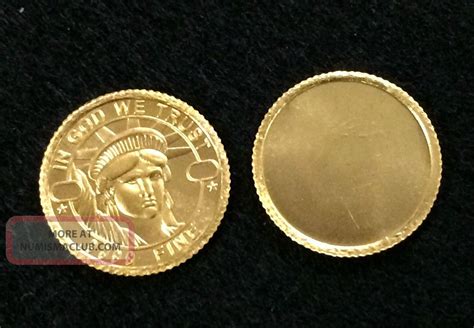 1 Gram 9999 Pure Gold Coin Round