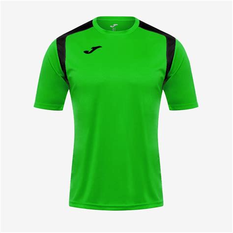 Joma Champion V Ss Jersey Light Greenblack Mens Football Teamwear