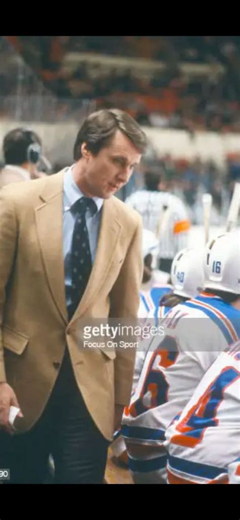 Herb Brooks Working The Bench As Rangers Coach 1982 Single Breasted