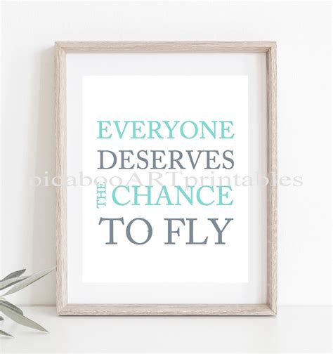 Everyone Deserves The Chance To Fly Musical Wall Art Etsy