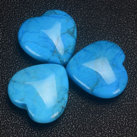 Mm Mm Mm Turquoise Heart Shape Gemstone Beads Natural Turquoise