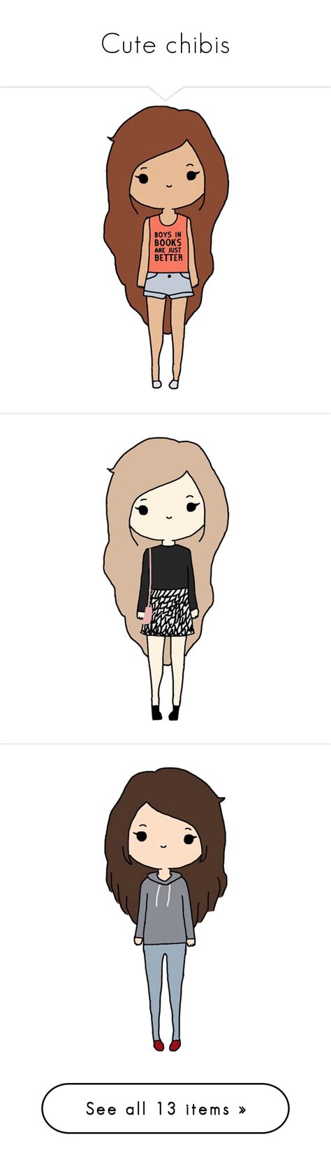Cute Chibis By Lexigraceht Liked On Polyvore Featuring Cute Awesome