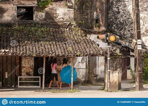 Old House In Takua Pa Ancient Town Editorial Photography Image Of